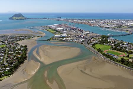 Aerial Image of TAURANGA LOOKING NORTH TO MOUNT MAUNGANUI