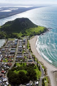 Aerial Image of MOUNT MAUNGANUI BEACH LOOKING NORTH-WEST