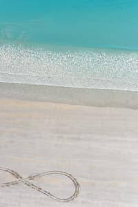 Aerial Image of CABLE BEACH WATERS AND SAND, LOOKING STRAIGHT DOWN