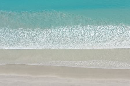 Aerial Image of CABLE BEACH WATERS AND SAND, LOOKING STRAIGHT DOWN