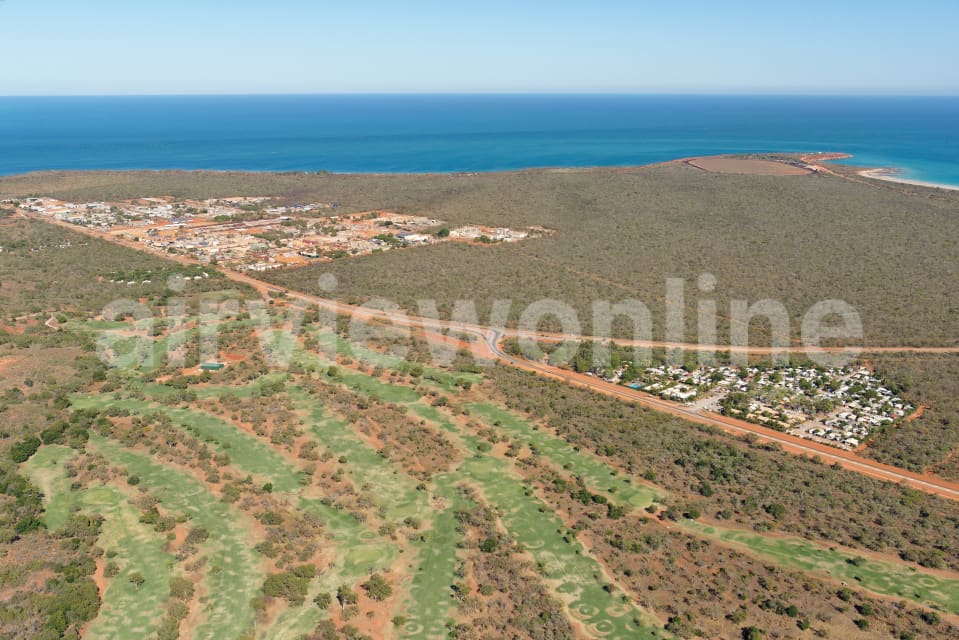 Aerial Image of Broome Golf Club Looking South-West