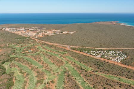 Aerial Image of BROOME GOLF CLUB LOOKING SOUTH-WEST