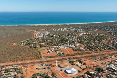 Aerial Image of CABLE BEACH TOWN LOOKING WEST