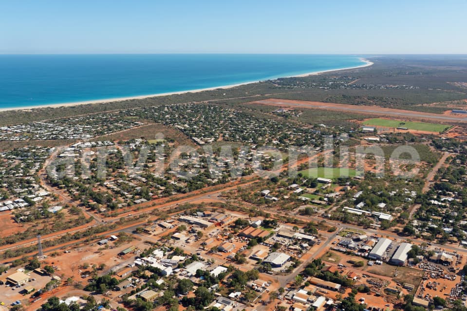 Aerial Image of Broome Looking North-West