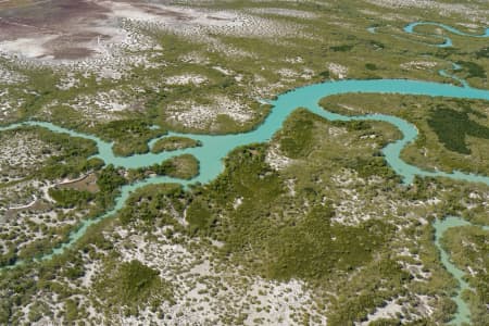 Aerial Image of DAMPIER CREEK LOOKING DOWN