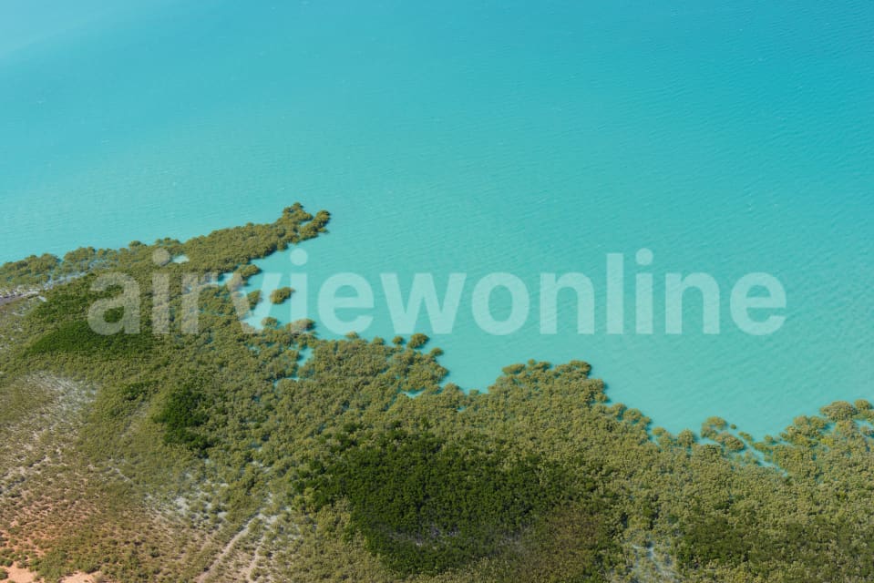 Aerial Image of Broome Mangroves Looking Down