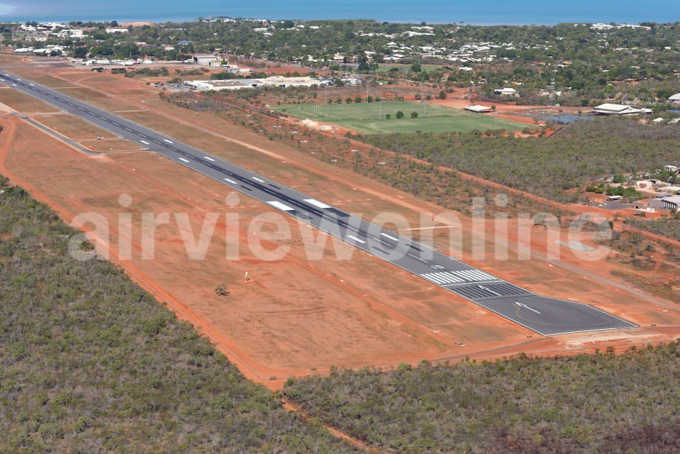 Aerial Image of Broome Airport Runway 10, Looking South-West