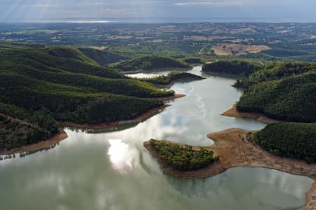 Aerial Image of MOUNT BOLD RESERVOIR LOOKING WEST