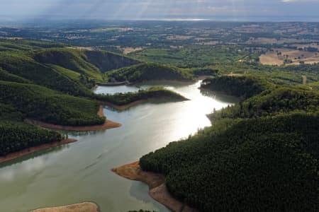 Aerial Image of MOUNT BOLD RESERVOIR LOOKING WEST