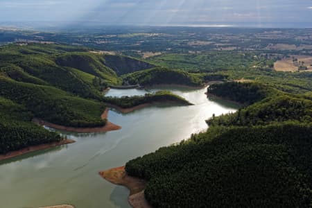Aerial Image of MOUNT BOLD RESERVOIR LOOKING WEST