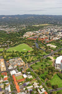 Aerial Image of NORTH ADELAIDE PARKLANDS LOOKING SOUTH-EAST