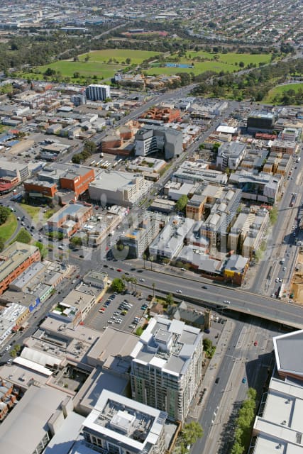 Aerial Image of Morphett Street Bridge, Looking South-West Over Adelaide