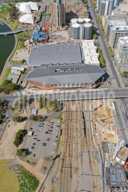 Aerial Image of Adelaide Convention Centre From The West