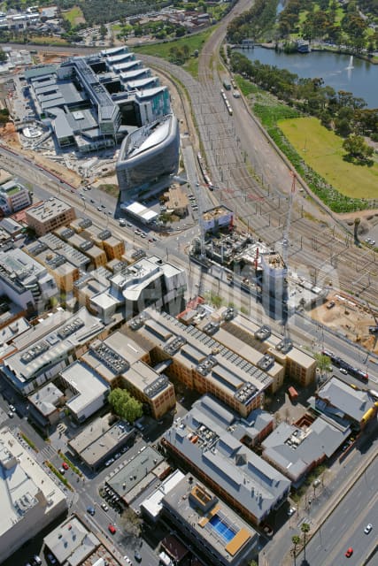 Aerial Image of Adelaide Health & Medical Science Site, Looking North-West