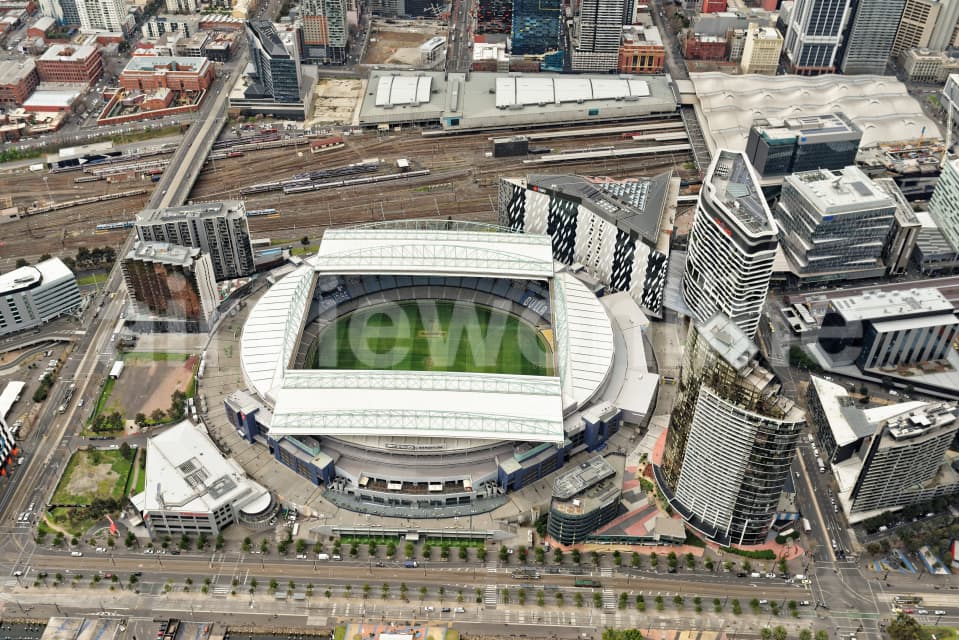 Aerial Image of Etihad Stadium From The West