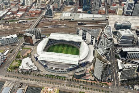 Aerial Image of ETIHAD STADIUM FROM THE WEST