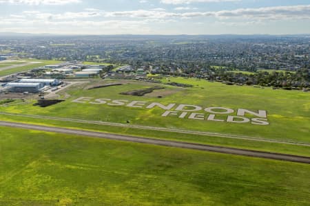 Aerial Image of ESSENDON AIRPORT LOOKING NORTH