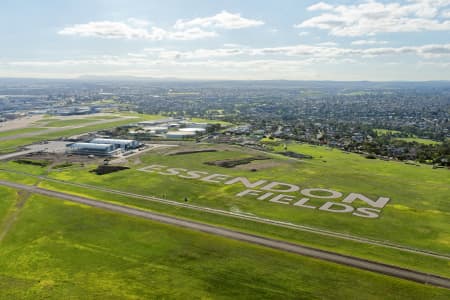 Aerial Image of ESSENDON AIRPORT LOOKING NORTH