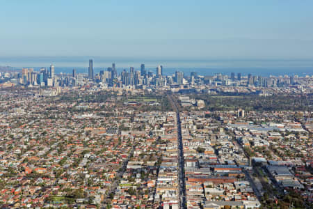 Aerial Image of MELBOURNE VIEWED FROM NORTH
