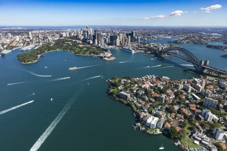 Aerial Image of KIRRIBILLI TO SYDNEY CBD