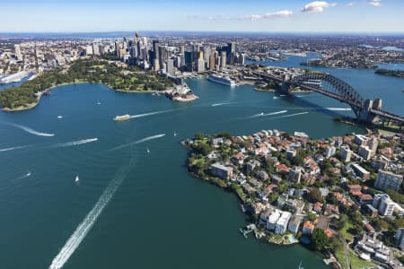 Aerial Image of KIRRIBILLI TO SYDNEY CBD