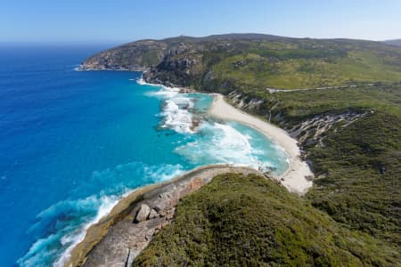 Aerial Image of SALMON BEACH LOOKING SOUTH-WEST