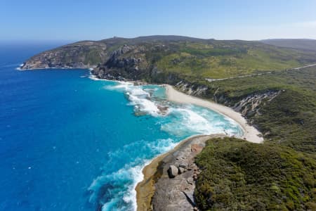 Aerial Image of SALMON BEACH LOOKING SOUTH-WEST