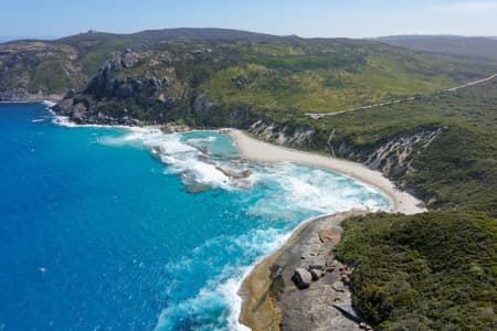 Aerial Image of SALMON BEACH LOOKING SOUTH-WEST