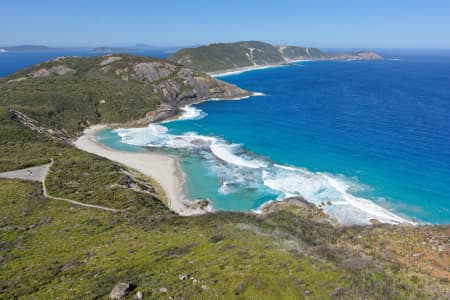 Aerial Image of SALMON BEACH LOOKING EAST