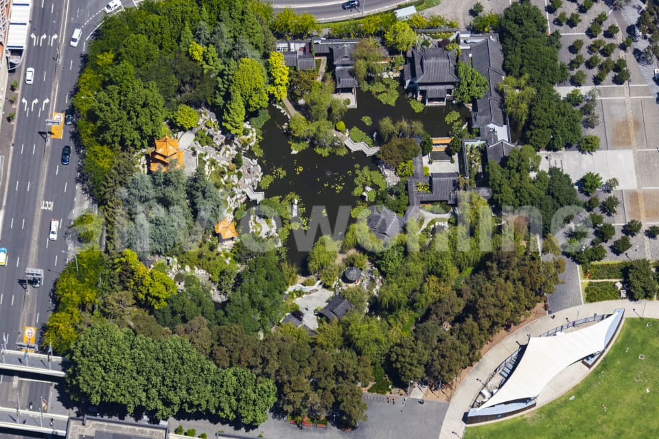 Aerial Image of Chinese Friendship Garden
