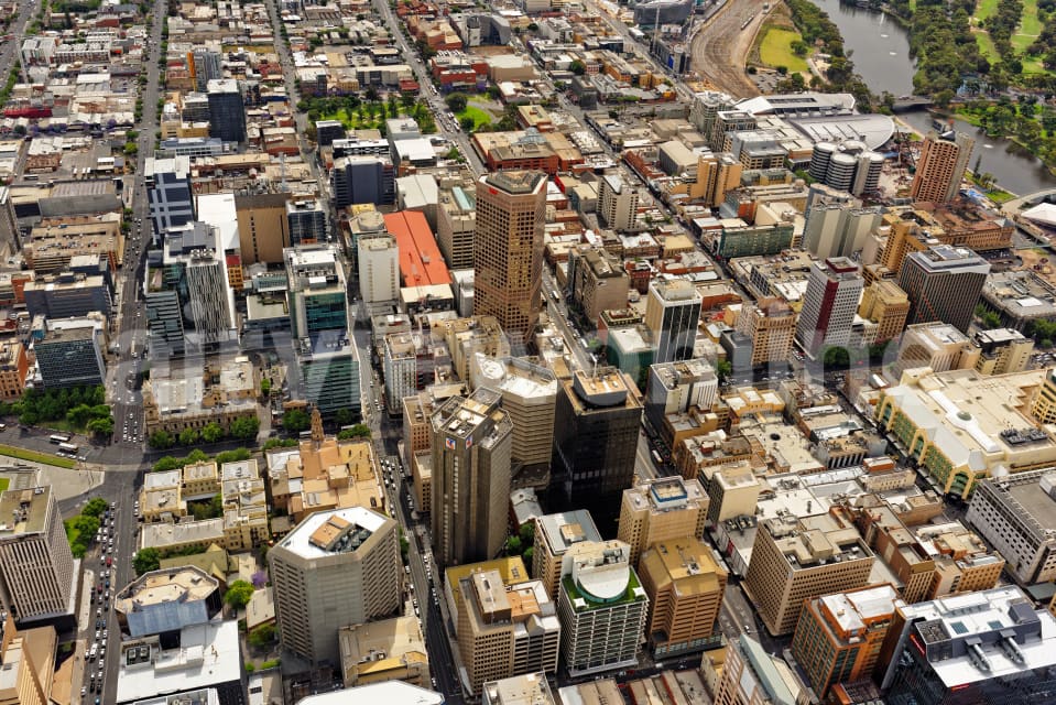 Aerial Image of Aerial View Of Adelaide CBD Centre