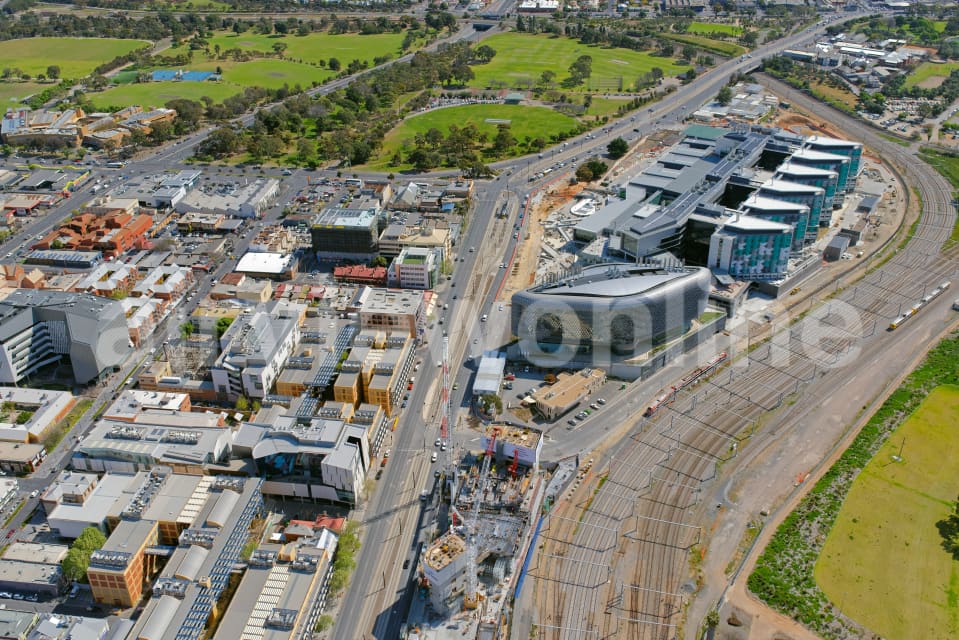 Aerial Image of Adelaide Health & Medical Science Site, Looking West