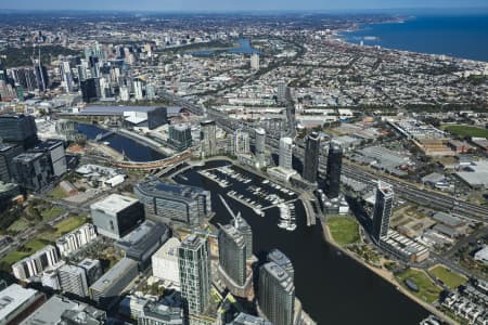 Aerial Image of DOCKLANDS MELBOURNE