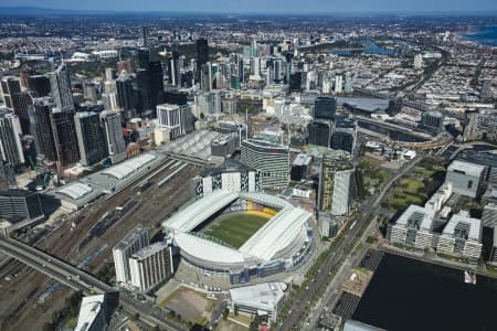 Aerial Image of ETIHAD STADIUM