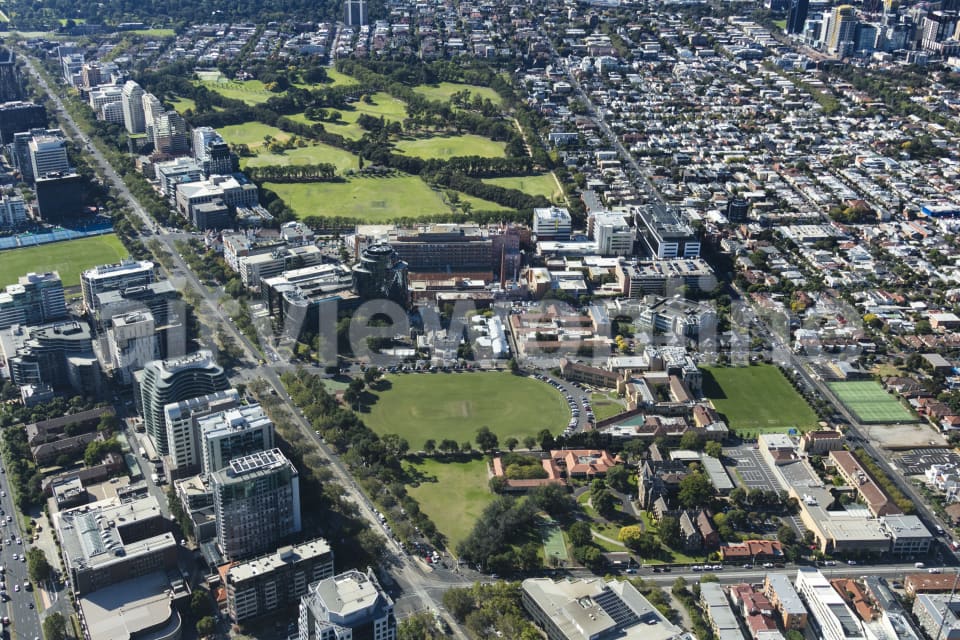 Aerial Image of Albert Park, South Yarra