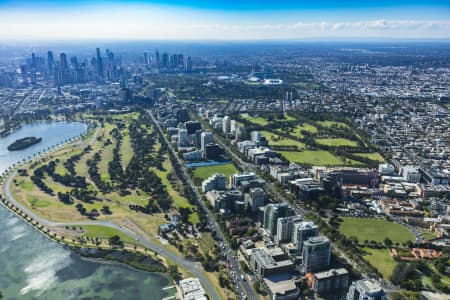 Aerial Image of ALBERT PARK, SOUTH YARRA