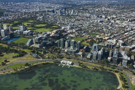 Aerial Image of ALBERT PARK, SOUTH YARRA