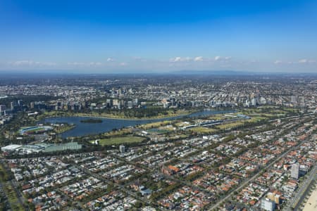 Aerial Image of ALBERT PARK, SOUTH YARRA