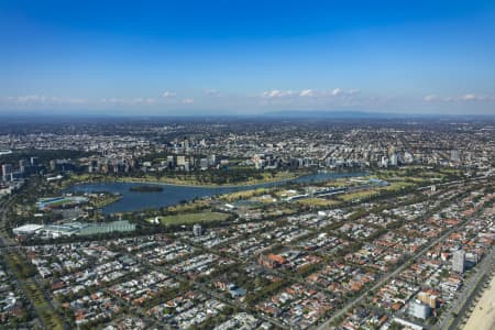 Aerial Image of ALBERT PARK, SOUTH YARRA