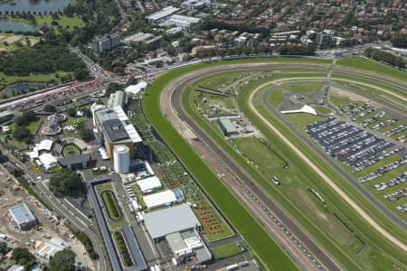 Aerial Image of TRACKSIDE AT RANDWICK RACECOURSE