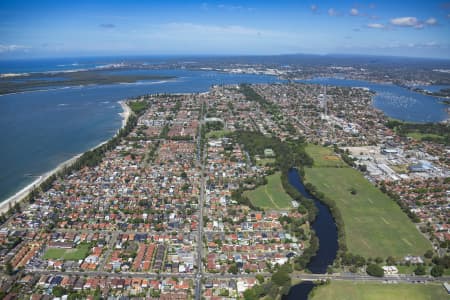 Aerial Image of BRIGHTON LE SANDS, MONTEREY & RAMSGATE BEACH