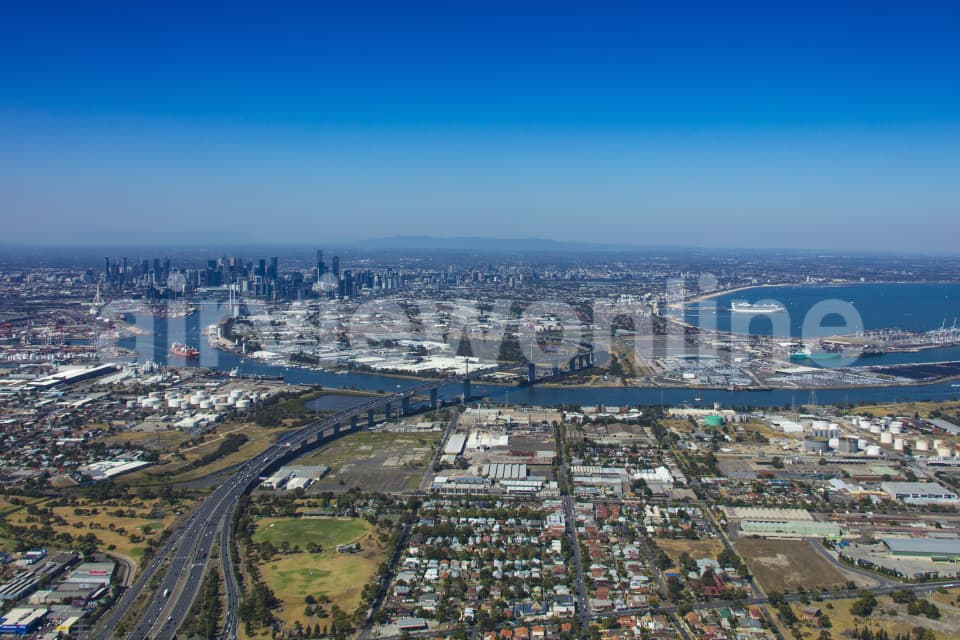 Aerial Image of Spotswood, Victoria