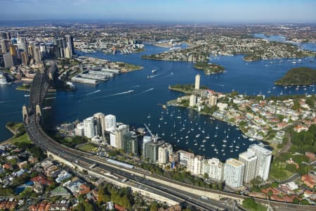 Aerial Image of CIRCULAR QUAY SYDNEY
