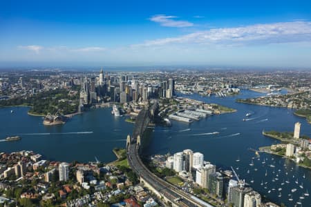 Aerial Image of CIRCULAR QUAY SYDNEY