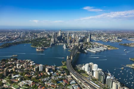 Aerial Image of CIRCULAR QUAY SYDNEY