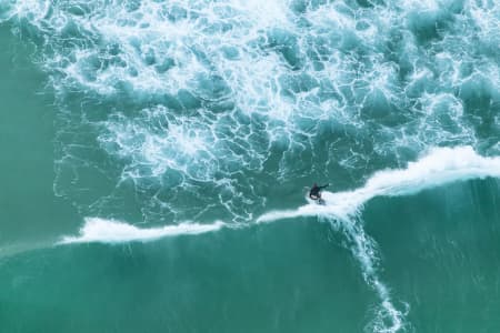 Aerial Image of BONDI BEACH SURFING SERIES