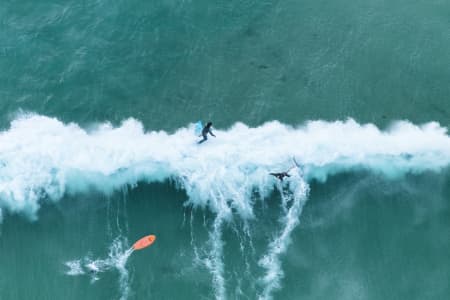 Aerial Image of BONDI BEACH SURFING SERIES