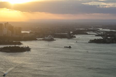 Aerial Image of SYDNEY DUSK