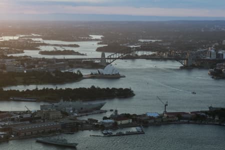 Aerial Image of SYDNEY DUSK