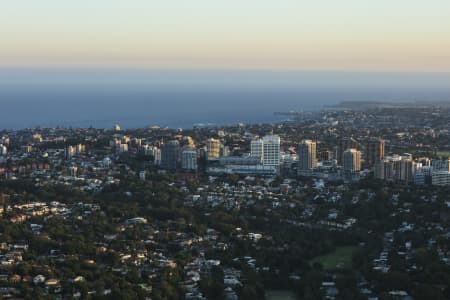 Aerial Image of BONDI JUNCTION DUSK